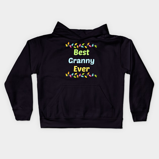 Family Light Granny Kids Hoodie by blakelan128